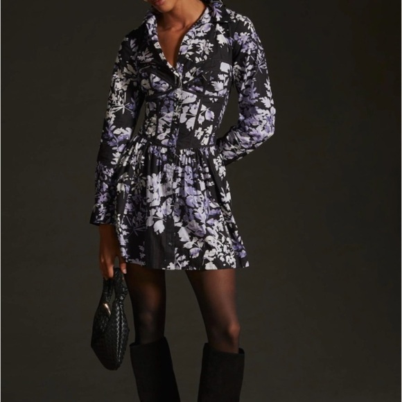 Anthropologie Dresses & Skirts - NWT Anthropologie corset shirt dress size 4